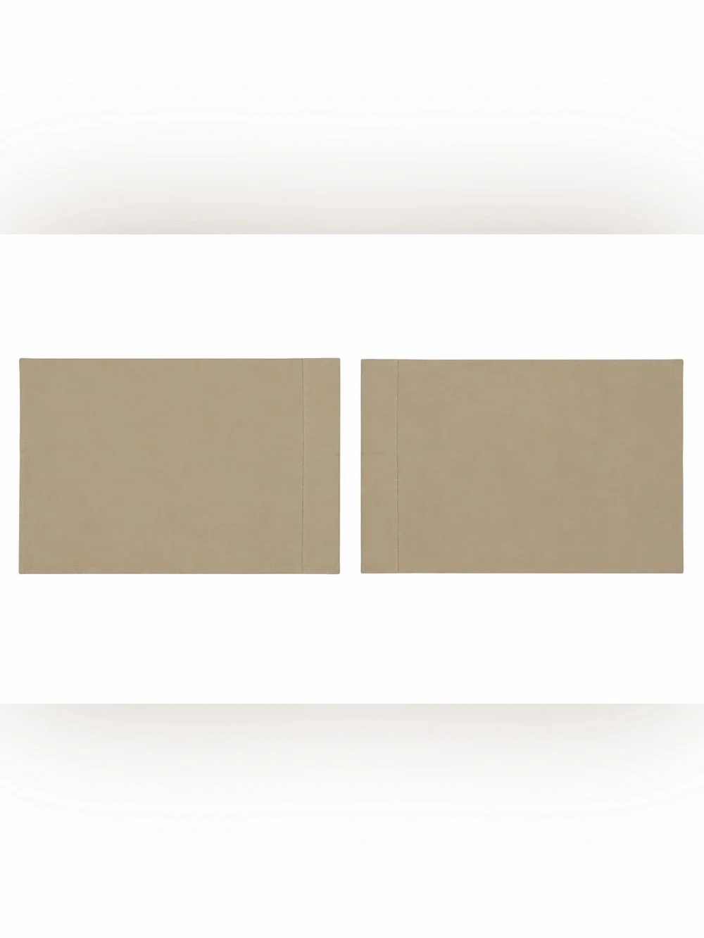 2 Peacock Alley Tan Heavy Cotton Standard Pillowcases Made in Portugal 31
